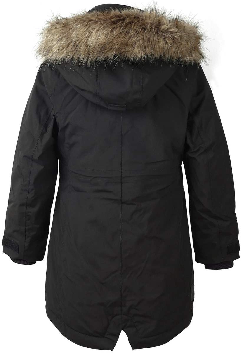 | Lissabon Didriksons Black eBay Windproof Youth Parka Parka Girl\'s Functional Jacket