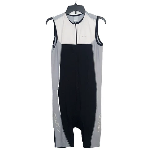 Craft Cycling Bib Shorts Mens Large L1 Ventilation Chamois Bicycle Made in Italy