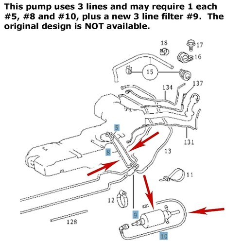 New Delphi Electric Fuel Tank Pump and Level Assembly 98-03 Mercedes ML 320 430 - Picture 7 of 7