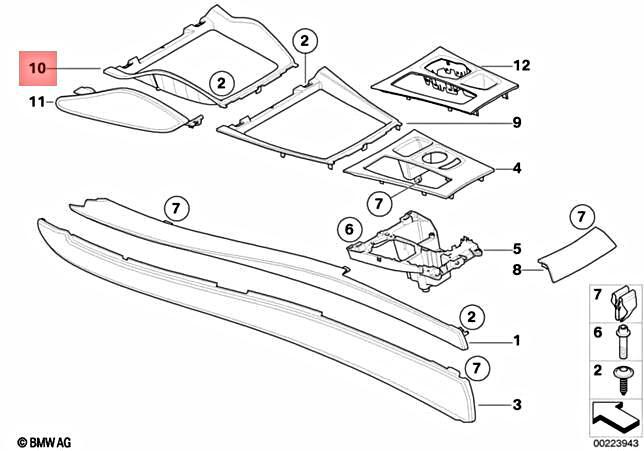 Genuine BMW Covering Front Hybrid X5 X6 E70 E71 E72 X6 51169129401 