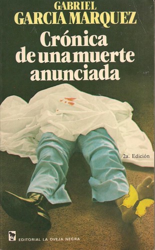 Cronica De Una Muerte Anunciada by Gabriel Garcia Marquez (1981~Trade Paperback)