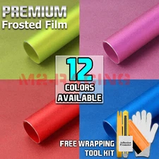 *Premium Color Frosted Film Glass Home Bathroom Window Security Privacy Sticker