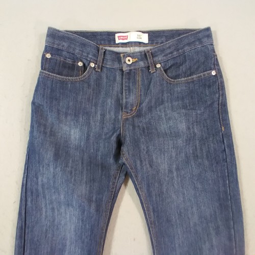 Levi's 511 jeans youth size 18 slim straight blue denim pants 29 x 29 - Picture 2 of 12