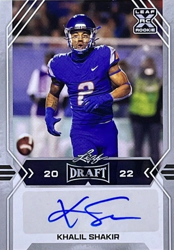 2022 Leaf Valiant Khalil Shakir #BA-KS1