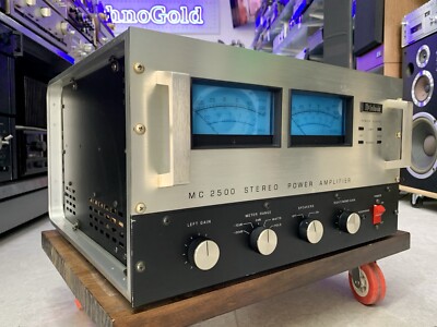 McINTOSH MC 2500 Stereo Power Amplifier 500+500 WRMS Vintage 1982
