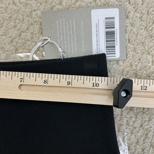 Everlane Shorts Womens XS/S Black Seamless Ribbed Bike Casual Athleisure Active - Picture 13 of 14