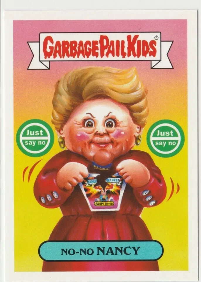 No-No Nancy Garbage Pail Kids GPK 2018 We Hate the 80s Series 2a