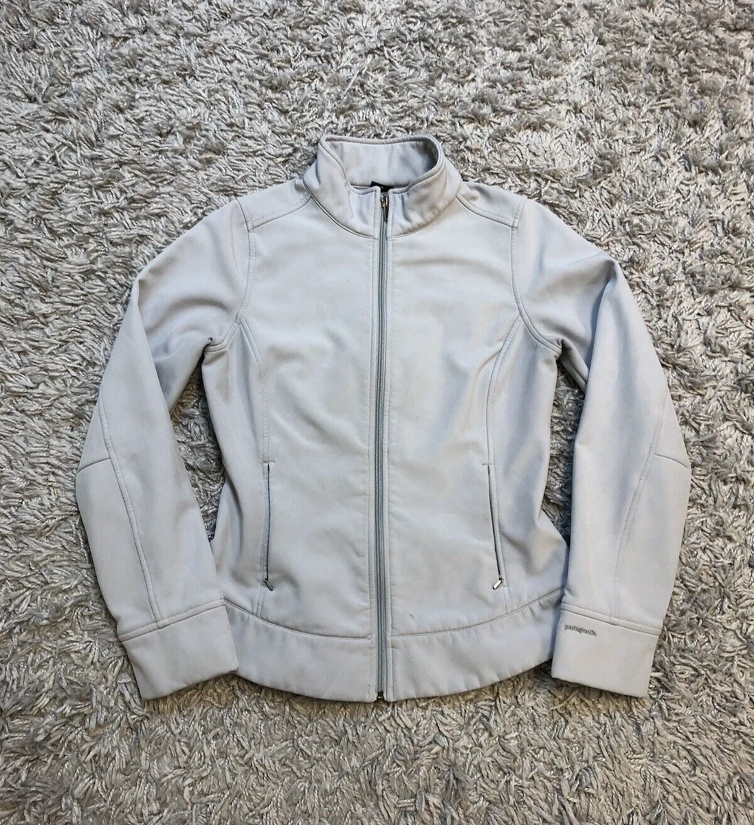 Patagonia Womens Size XS Polyester Fleece Lined Zip Jacket Gray