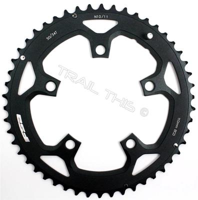 FSA Pro Road Chainring N-10 50t 110mm use w//34t Black