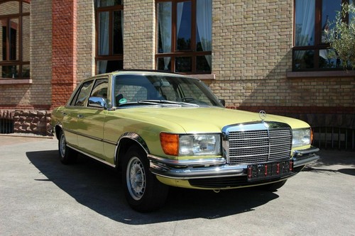 Mercedes 280SE 1975 W116 Schiebedach ROSTFREI 100TK Checkheft Note2 H Kennzeiche - Bild 6 von 12