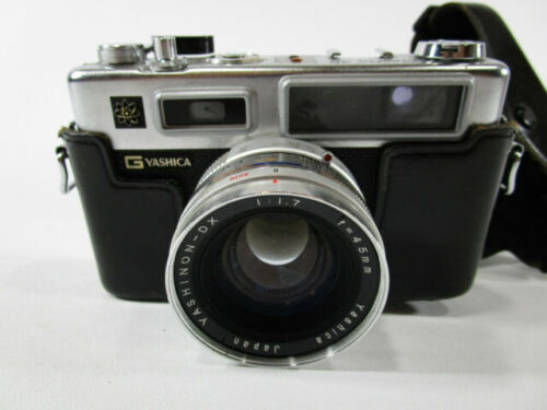 Yashica 35 MF 35mm Film Point & Shoot Camera Vintage Black Yashica 35 MF 35mm Film Point & Shoot Camera Vintage Black