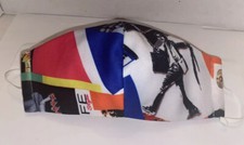 Mask-Dual layer- Washable & Reusable -Made in USA-Anti-microbial-Graphic Print