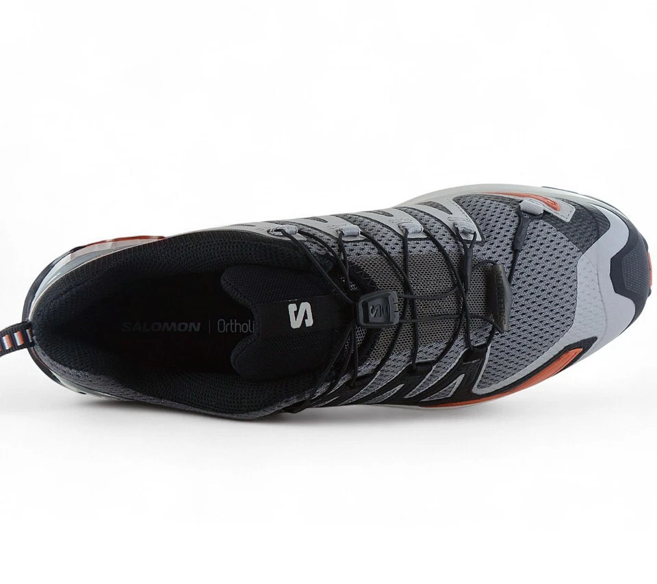 Salomon XA PRO 3D V9 - Zapatos de Senderismo para Hombre 477476 Trail Running Zapatos Gris Nuevo Foto 4 de 4