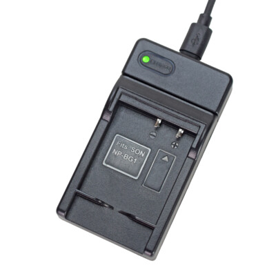 USB Battery Charger for Sony NP-BG1 NP-FG1 DSC-H3 DSC-H7 DSC-H9 DSC-H10 DSC-H20