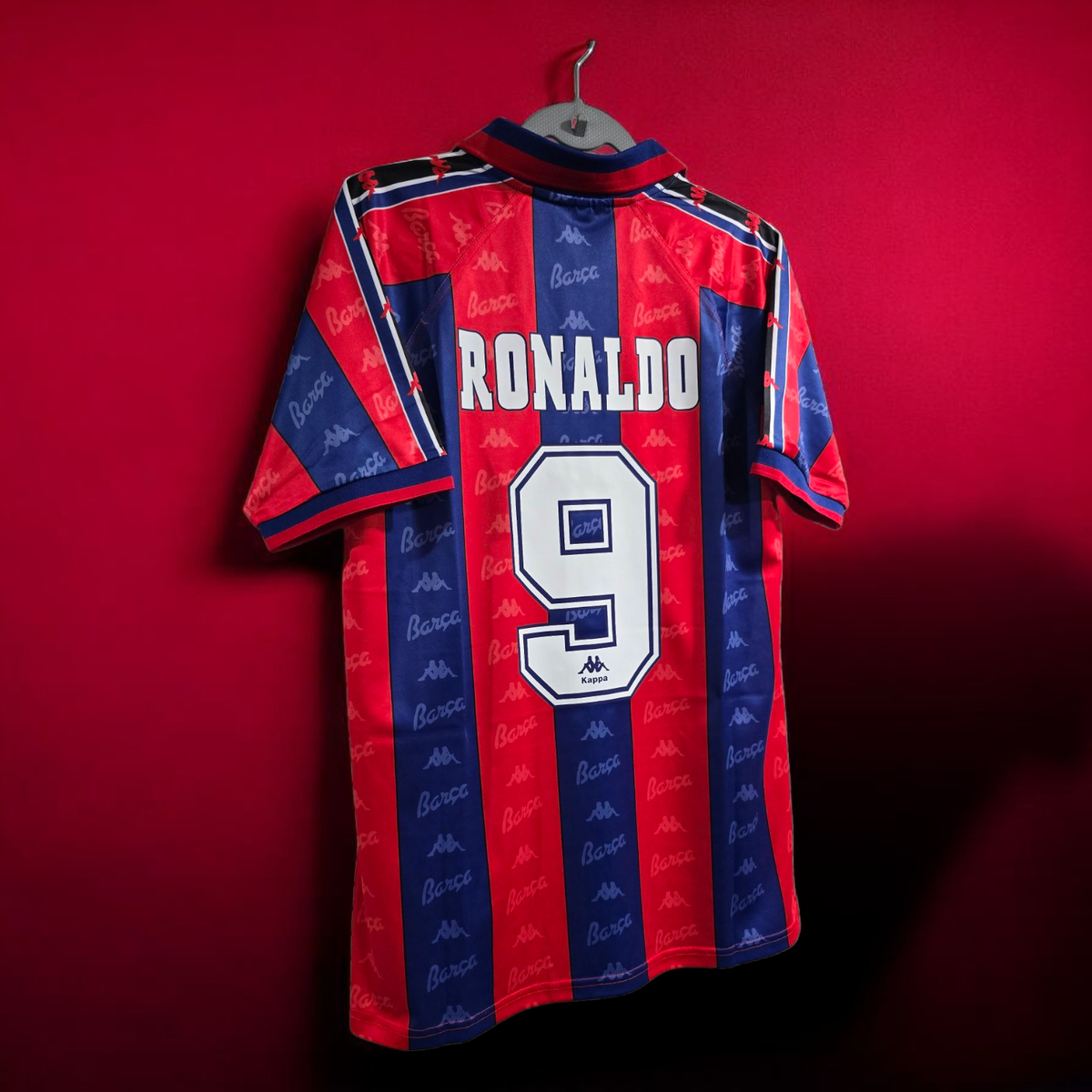 Barcelona Home - 96/97 - Retro - Football Soccer - RONALDO # 9