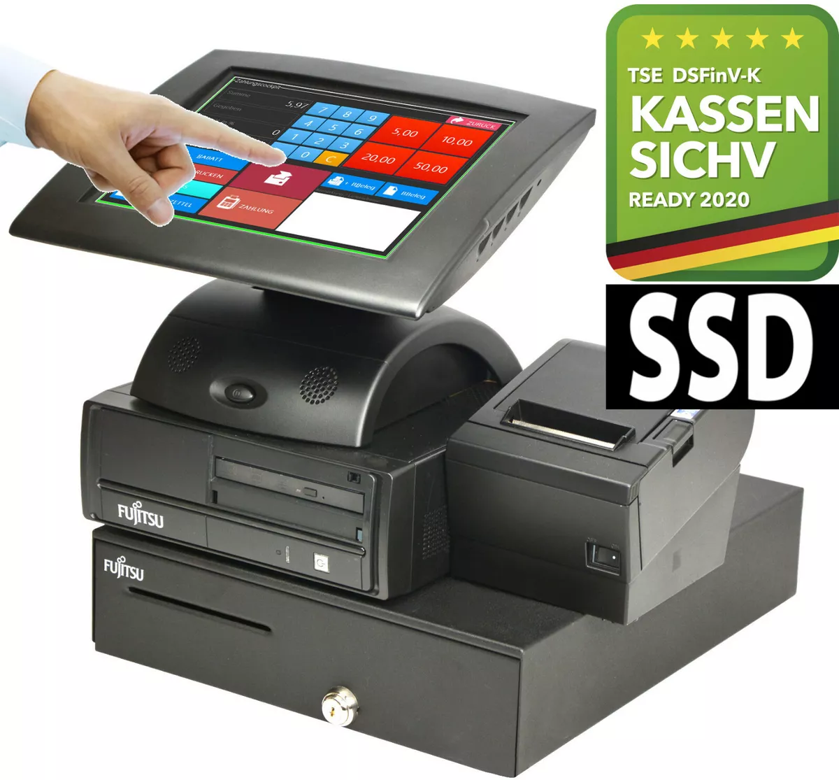 Tse Till Touchscreen Pos Monitor Epson Receipt Printer Shop