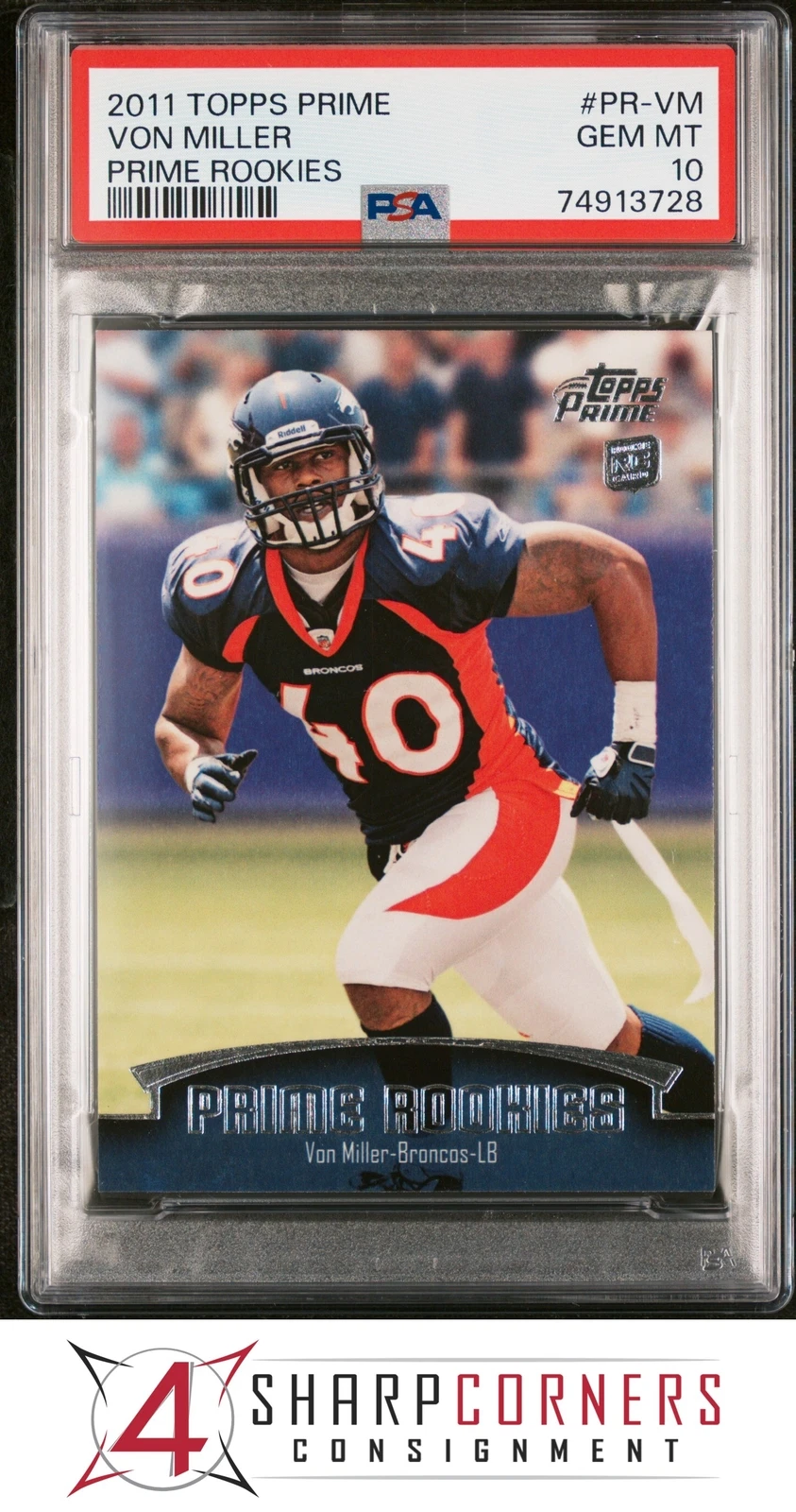 Von Miller Topps Prime Prime Rookies #PRVM Base