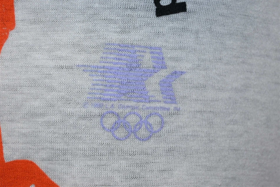 vintage 80s LA84 LOS ANGELES XXIIIRD OLYMPIC GAMES TORCH t-shirt OLYMPICS XS - Image 4 of 4