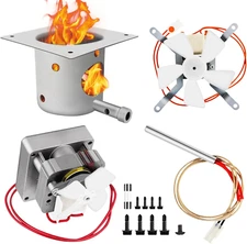 Auger Motor,Grill Induction Fan Kit, Fire Burn Pot and Hot Rod Ignitor,Traeger P