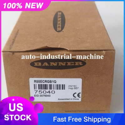 BANNER R58ECRGB1Q R58 Expert Color Mark Sensor New In Box 1pcs