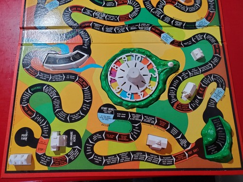 Vintage Game of Life: Replacement GAME BOARD w/Spinner & No. 1-10 Trip 1960 - Picture 2 of 10