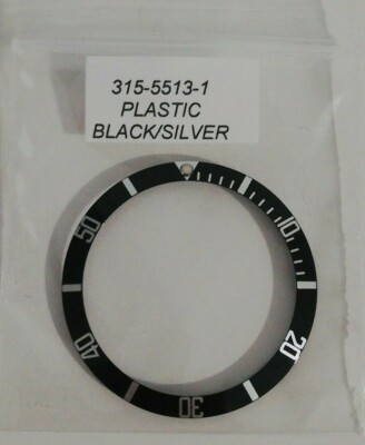 FIT ROLEX SUBMARINER 5513 1680 INSERTO GHIERA NERA aftermarket | eBay