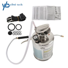 Stainless Steel Sprayer 1 Gal Steel Hand-Pump Sprayer with 3FT Reinforced Hose