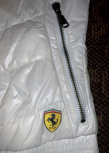 puma ferrari jacket white
