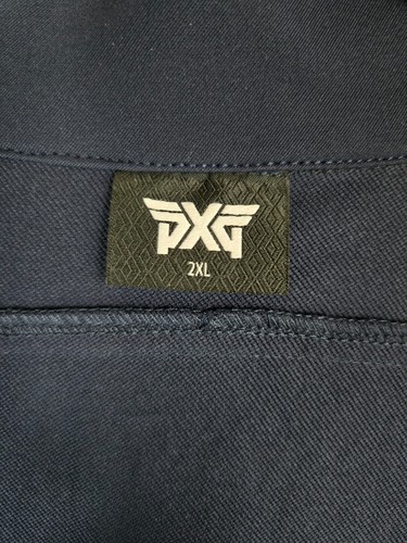 PXG Mens Size 2XL Canvassed Nylon Full Zip Vest Navy Blue Golf Sleeveless XXL - Picture 11 of 15