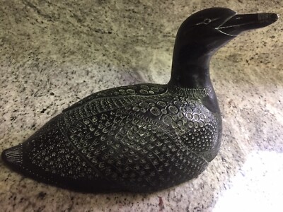 Vintage The Aardik Collection Soapstone Loon