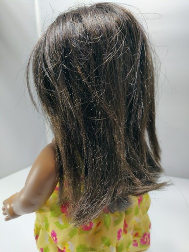 American Girl Doll 18” Brown Hair Brown Eyes Brown Skin *Lazy Eye* - Picture 6 of 9
