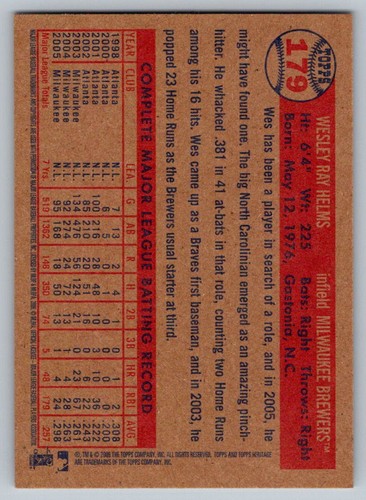 2006 Topps Heritage 1-300 Base (NO SPs) You Pick - Picture 325 of 497
