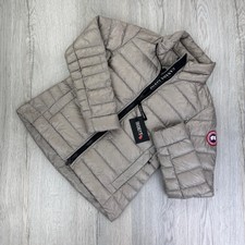 Canada Goose Women’s Cream Padded Zip-up Jacket - Small