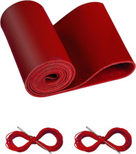 Leather Steering Wheel Cover Lace Up, Stitch on Steering Wheel Wrap, Universal F