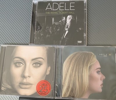Adele Cd Lot Of 3 Cds 25, 30 & Live 2000s-Now English Grammy Award Winner READ**