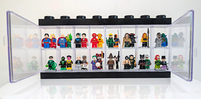 LEGO DC 30 Minifiguren Sammlung Vitrine Two-Face bat004 Alfred bat014 Nightwing