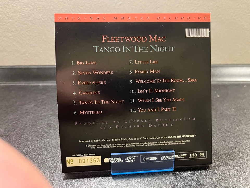 FLEETWOOD MAC CD TANGO IN THE NIGHT - Original Master Recording in GOLD - TOP - Bild 2 von 4