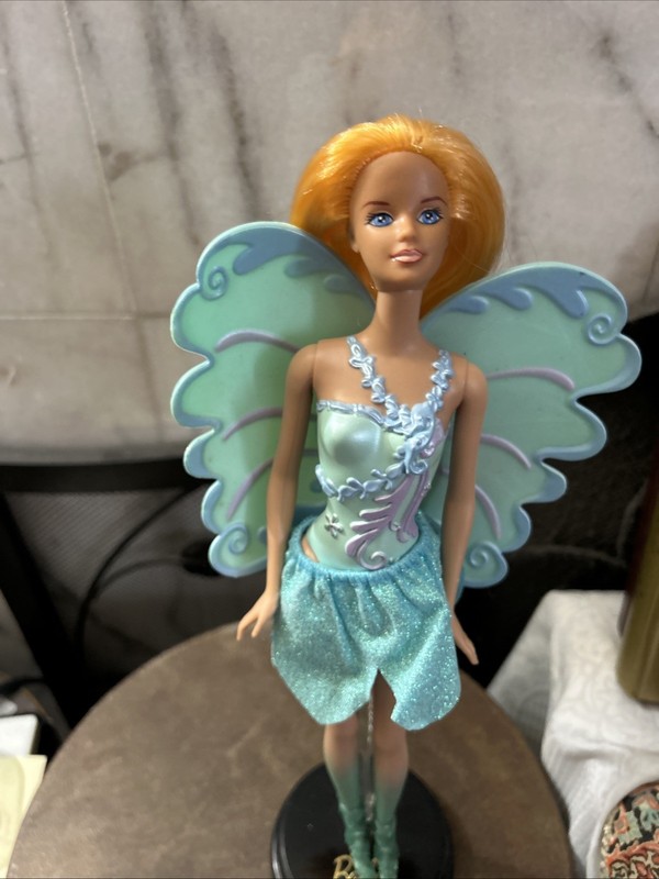 Orange Haired OOAK Pretty Face Ballerina Barbie Doll Dressed Displayed