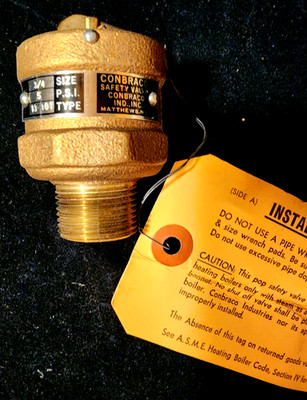 Combraco Safety Valve 3/4 5PSI 13-101 TYPE