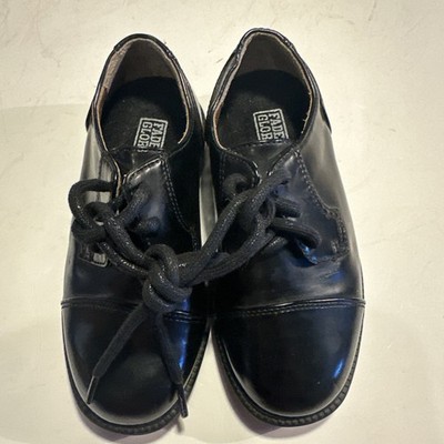 Faded Glory black oxford boys 7 1/2 M dress shoes