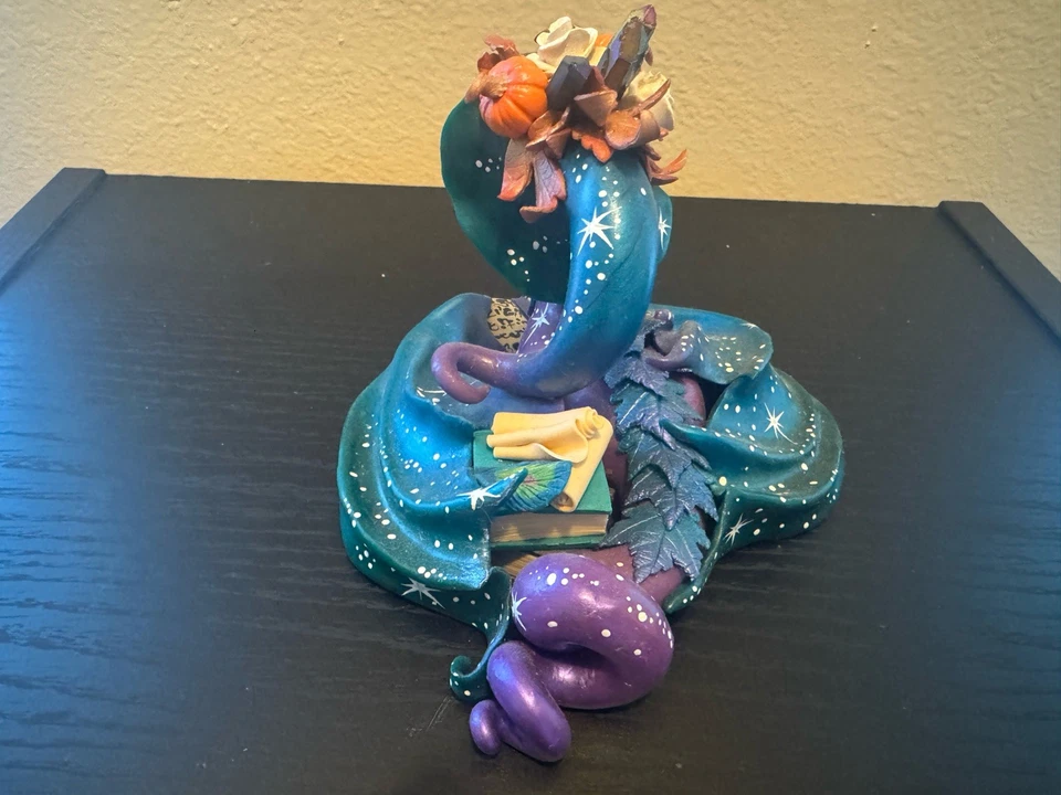 Bella Enchanted Art Studios Handmade Clay Witch Dragonkin - Image 2 of 4