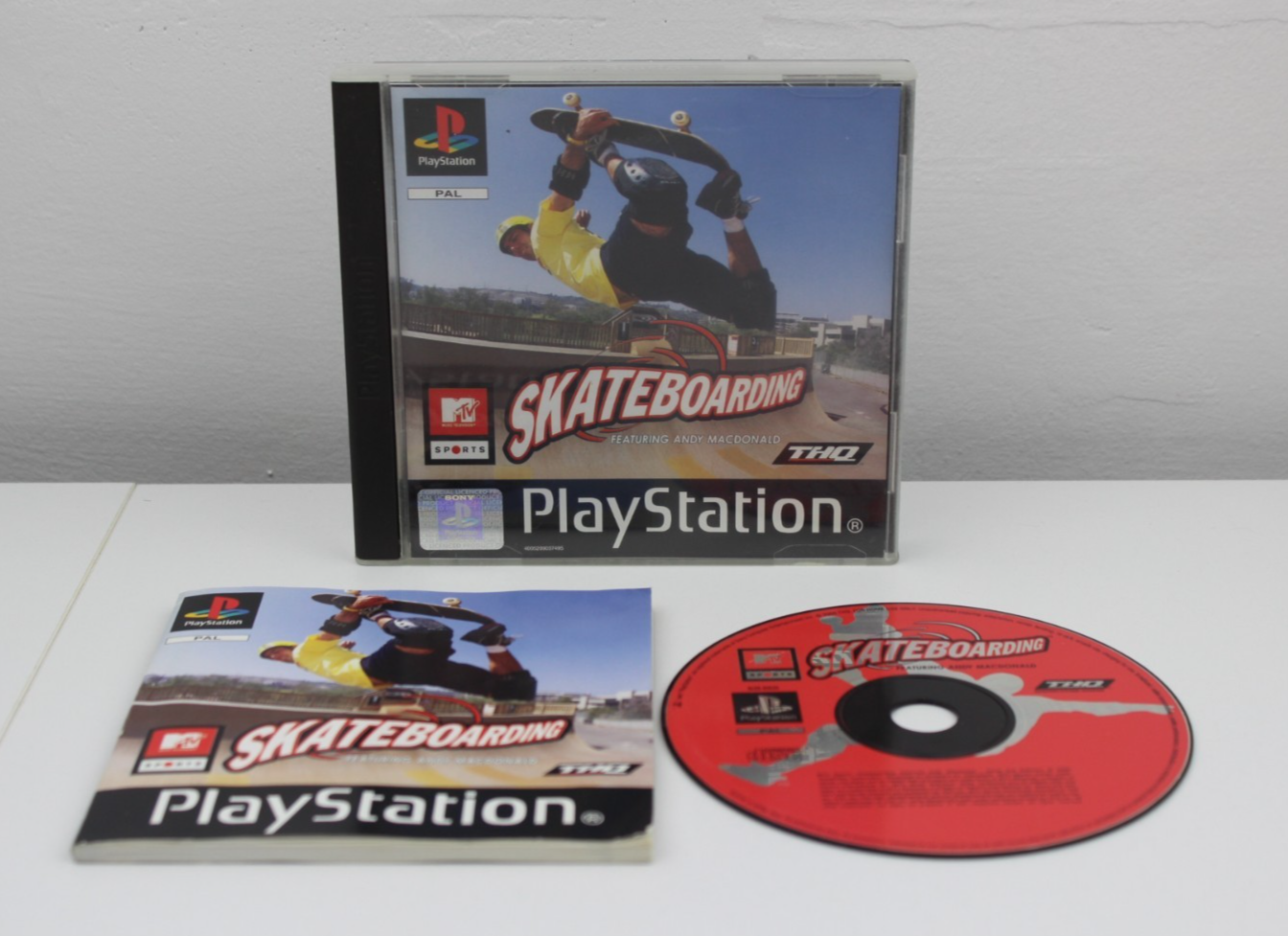 MTV Sports Skateboarding - Sony Playstation PS1 Complete With Manual