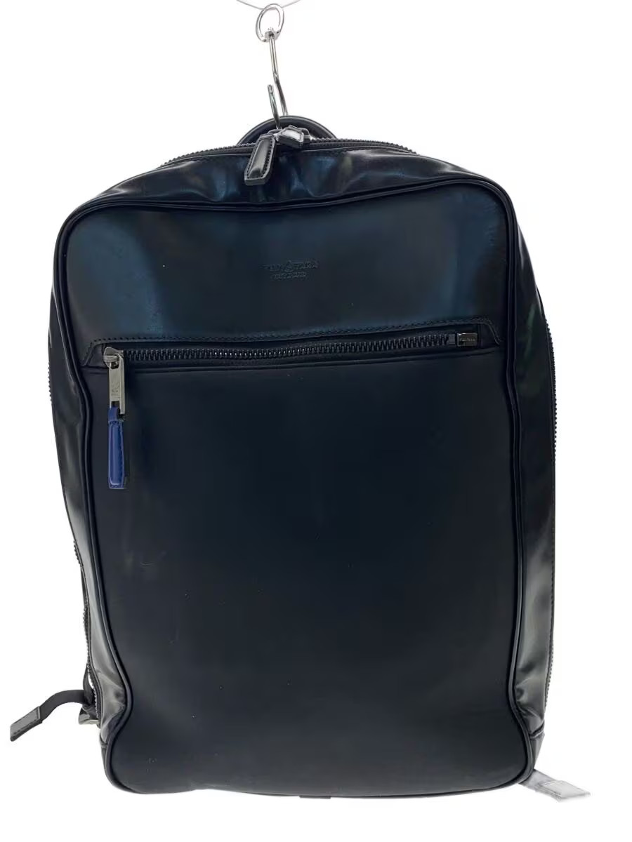 Fujitaka Backpack Leather Blk Solid K6B80 - image 1