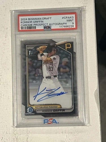 2024 Bowman Draft 1st Konnor Griffin Auto #CPA-KG PSA 9
