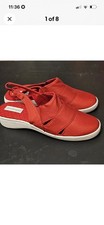 Keds. Red Canvas Slip On. Free Shipping 