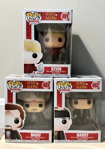 Kevin Harry & Marv Home Alone Funko Pop Set 491 492 493