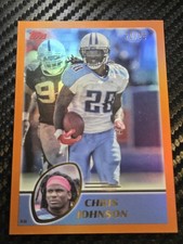 2024 Topps Composite -  Chris Johnson #438 Orange Foil #'d/25 Tennessee