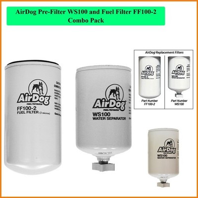 Pre-Filter WS100 and Fuel Filter FF100-2 Combo Pack