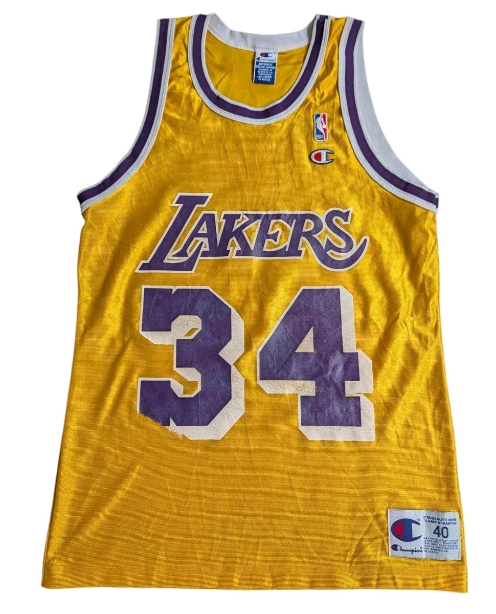 Mitchell & Ness LA LAKERS Shaquille O'Neal Shaq FLORAL JERSEY Men’s XS X-Small