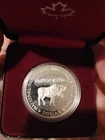 1985 Canada Silver National Parks Commemorative Dollar, Low Mintage and Scarce